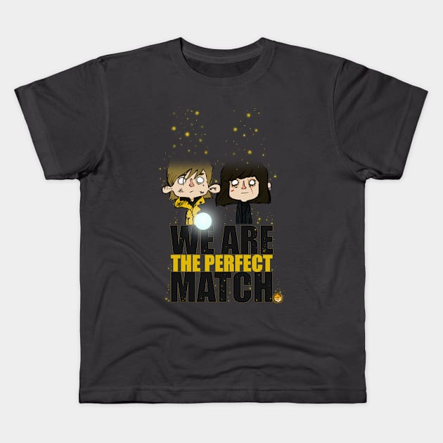 The Perfect match at the end Kids T-Shirt by LordDanix